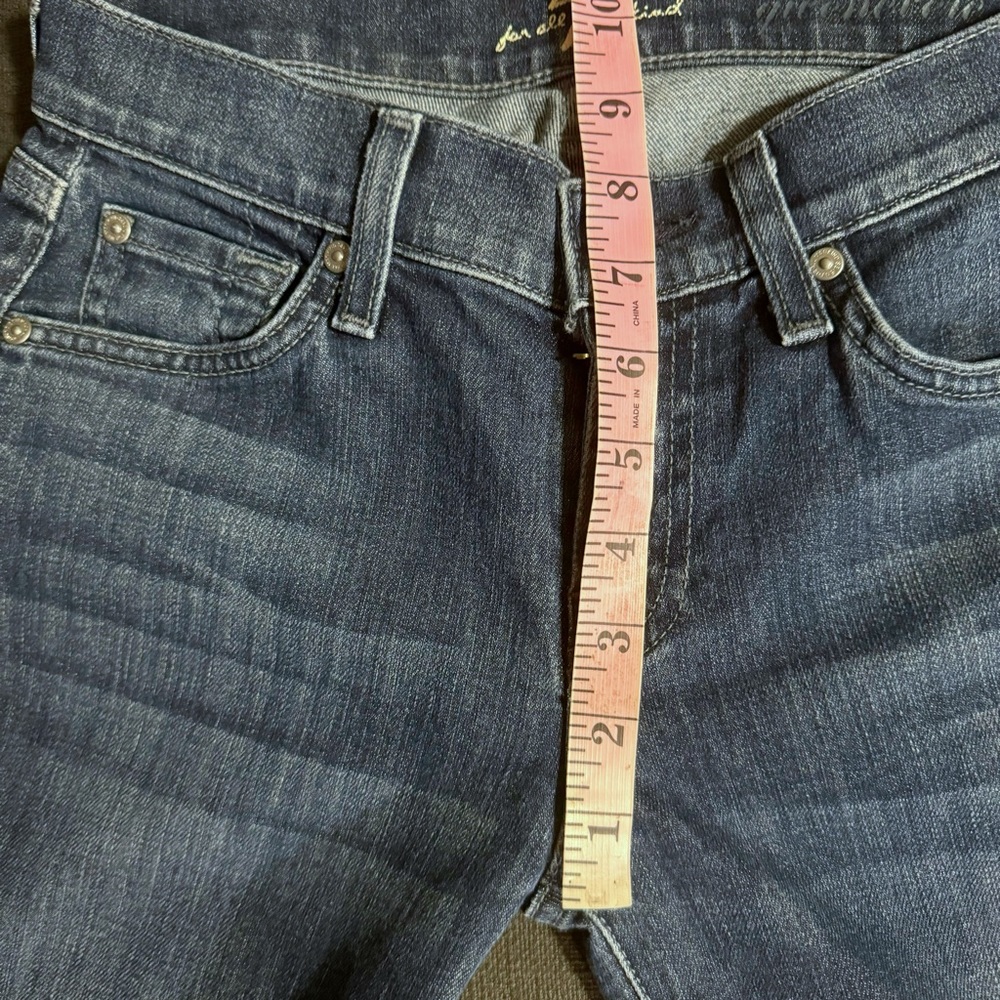 7 For All Mankind ‘Gwenevere’ Skinny Jeans Waist Size 25 - Picture 6 of 12